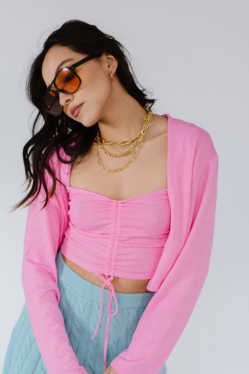 Model Moment Top// Pink